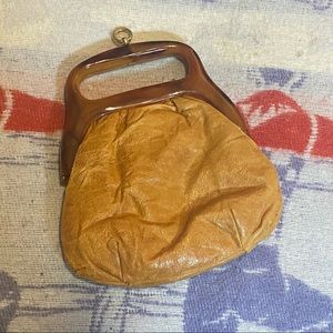 Vintage leather purse, circa 1950s